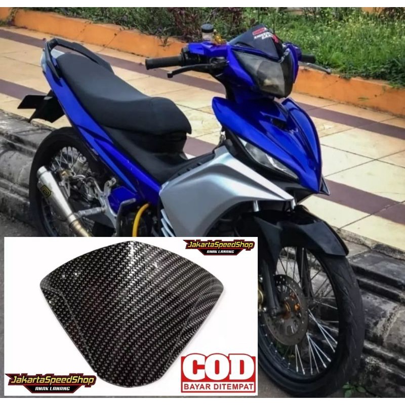 Jual Visor Carbon Variasi Yamaha Jupiter Mx New 135 Bahan Tebal Plus