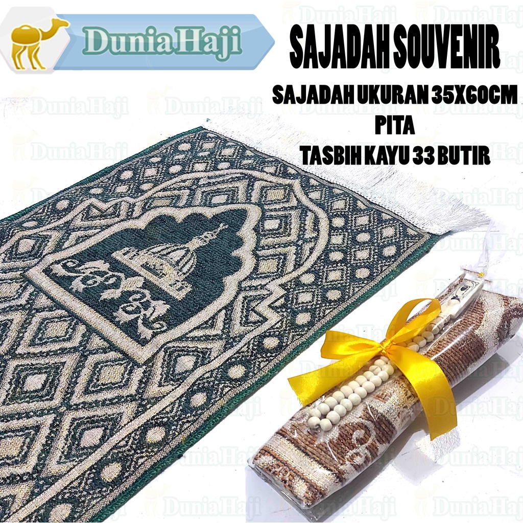 Jual Sajadah Kepala Turkey Mini Souvenir Paket Sajadah Muka Pita