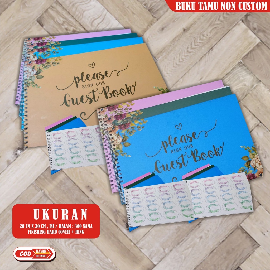 Jual Buku Tamu Hard Cover Tidak Custom Shopee Indonesia