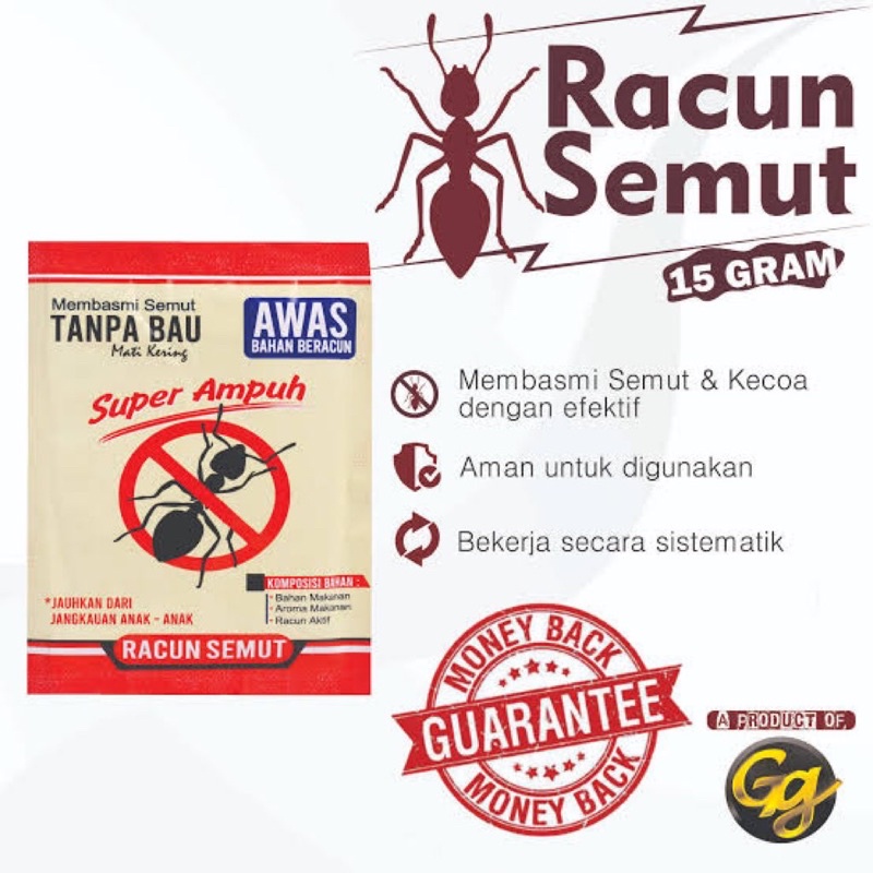 Jual GUN KILLER PEMBASMI SEMUT RACUN SEMUT ANTI SEMUT BUBUK OBAT SEMUT