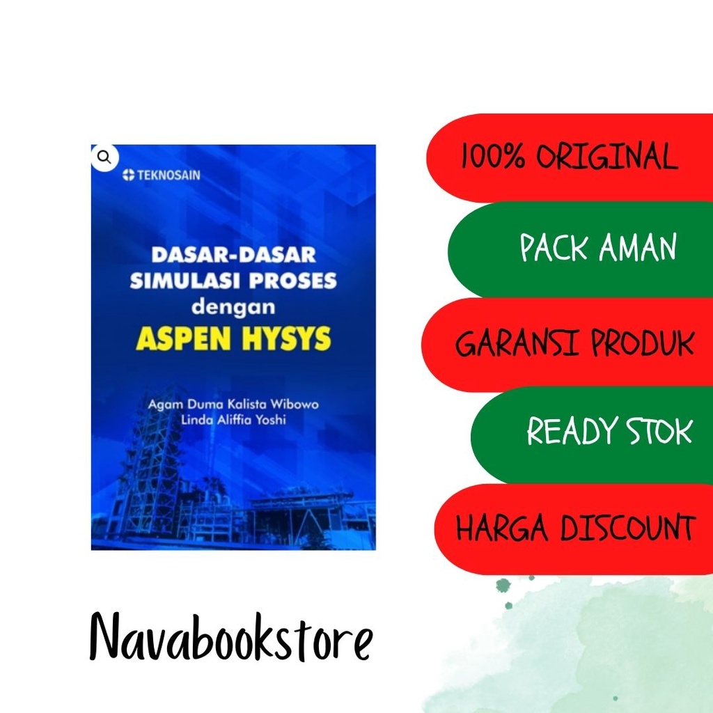 Jual Dasar Dasar Simulasi Proses Dengan Aspen Hysys Shopee Indonesia