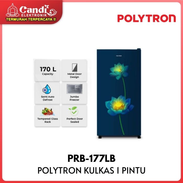 Jual Polytron Kulkas Pintu Liter Prb Lb Shopee Indonesia