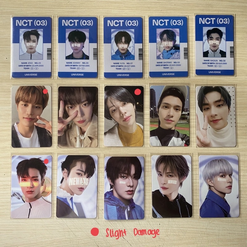 Jual OFFICIAL NCT 2021 UNIVERSE ID CARD SELCA CONCEPT PHOTOCARD PC JENO