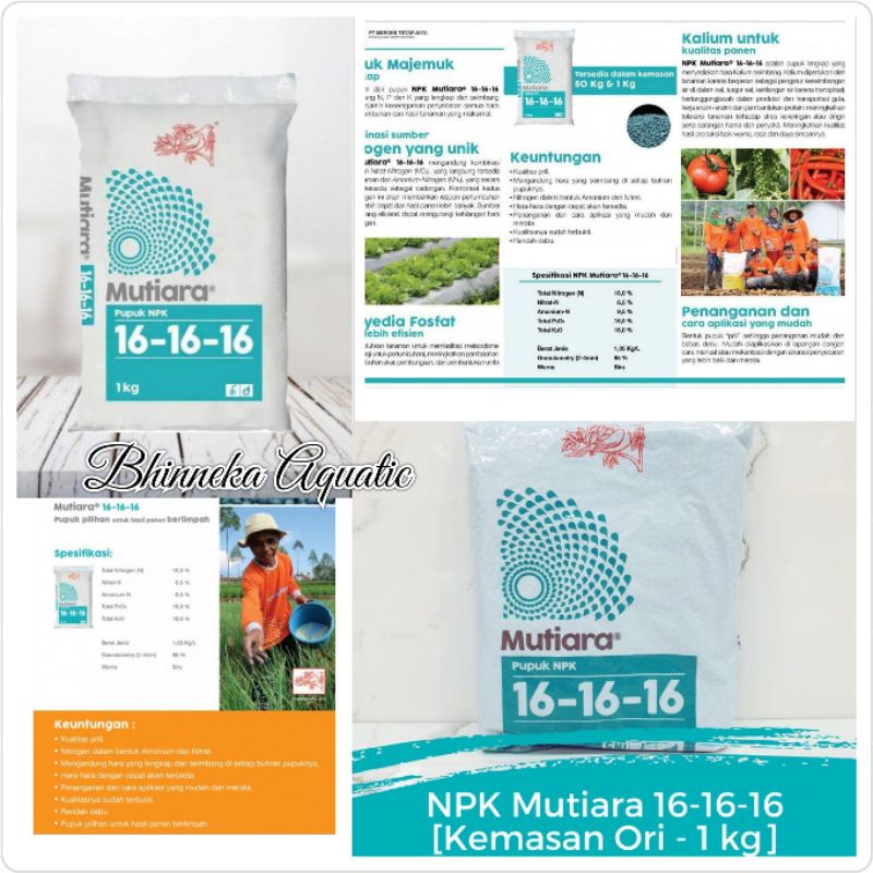 Jual Pupuk Mutiara Npk Kemasan Repack Gram Shopee Indonesia