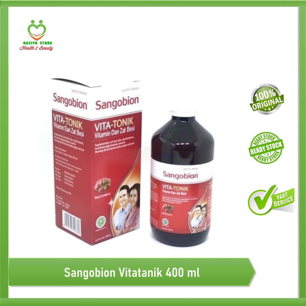 Jual Sangobion Vitatonik Ml Suplemen Zat Besi Multivitamin Penambah