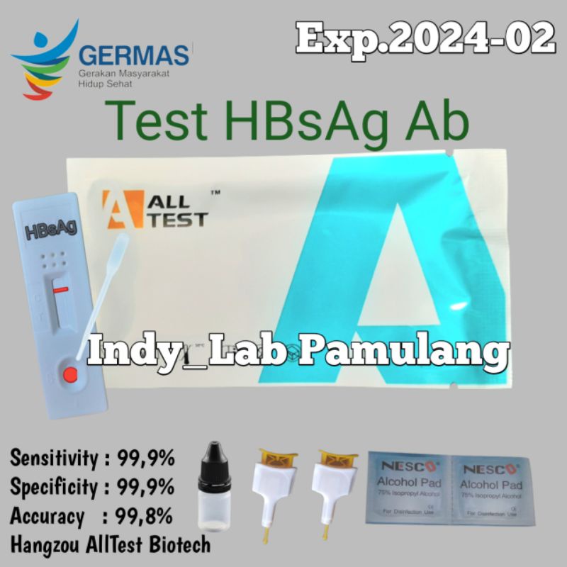 Jual Alat Test Hbsag Card Hepatitis B Cassette Satuan Shopee Indonesia