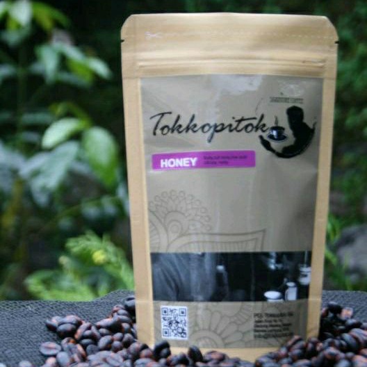 Jual Tokkopitok 100 Gram Arabika Gunung Puntang Proses Black Honey