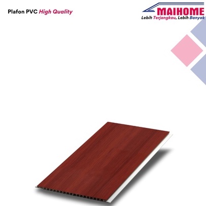 Jual Plafon Pvc Motif Kayu Merah Doff Maihome Wood 13 Shopee Indonesia