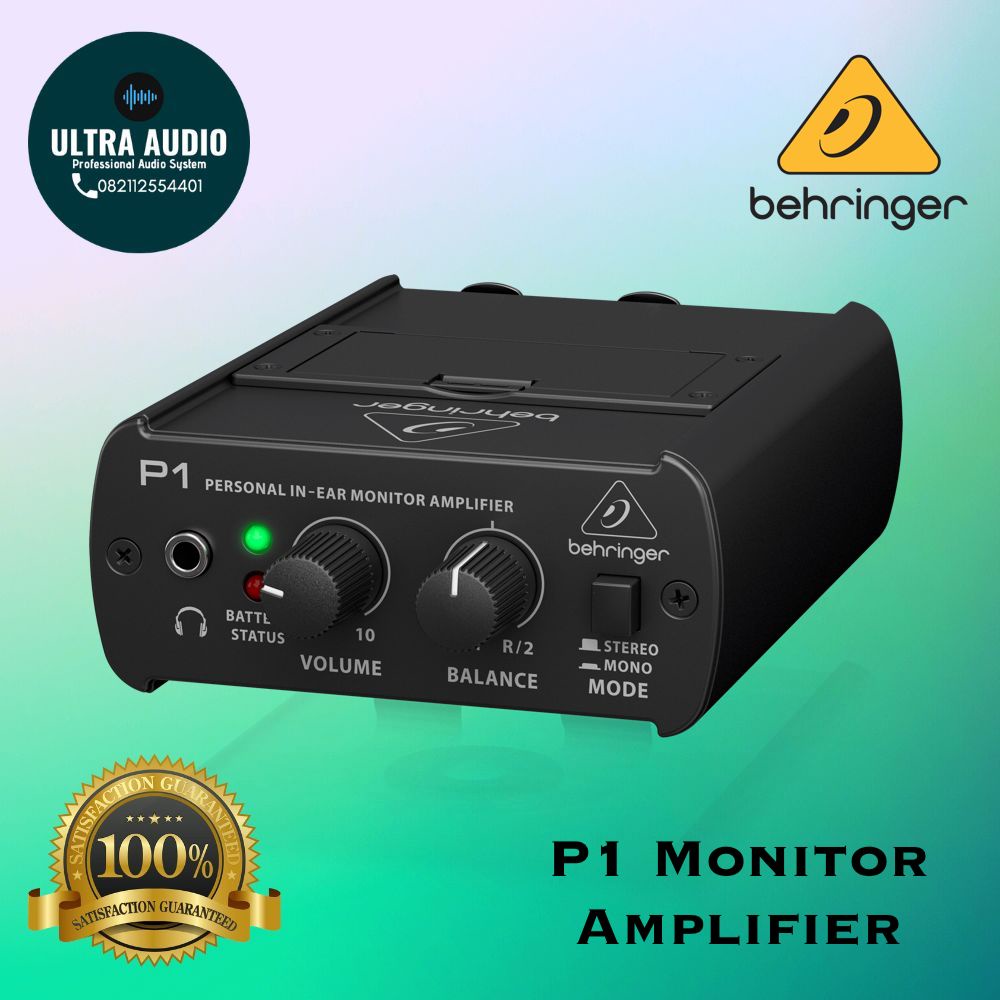 Jual BEHRINGER POWERPLAY P1 Personal In Ear Monitor Amplifier ORIGINAL