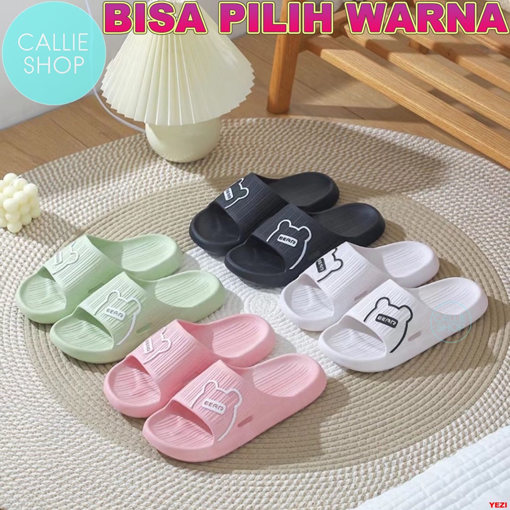 Jual Sandal Selop Bear Lucu Antislip Korea Style Jelly Beargrs