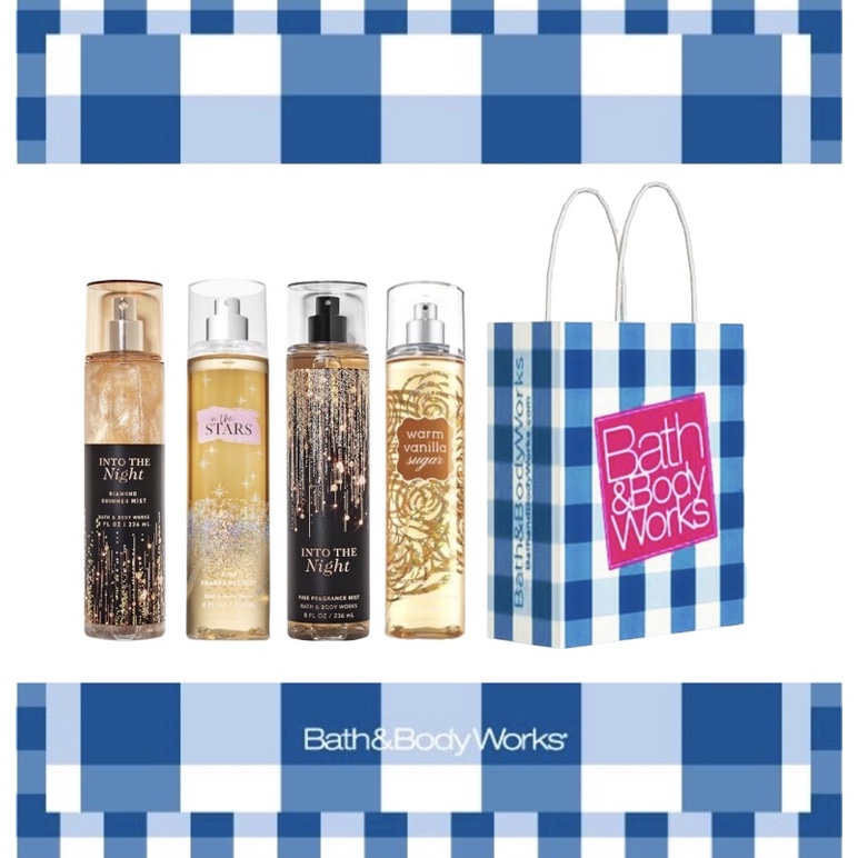 Jual FREE PAPERBAG Paket Botol Bath Body Works BBW Body Mist