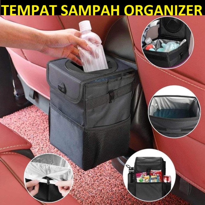 Jual Trash Tempat Tong Sampah Mobil Organizer Holder Botol Payung