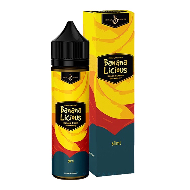 Jual Bananalicious Banana Cream Strawbery E Liquid Ml Mg Shopee