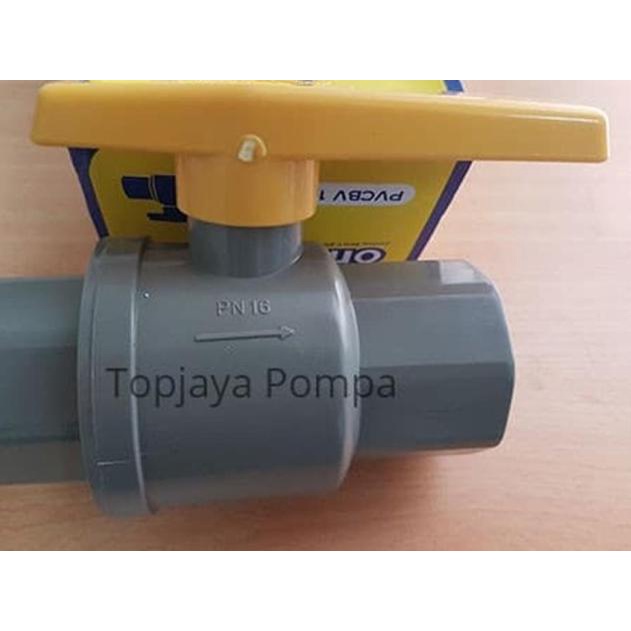 Jual BALL VALVE PVC STOP KRAN PVCBV 1 1 2 ONDA TANPA DRAT Shopee