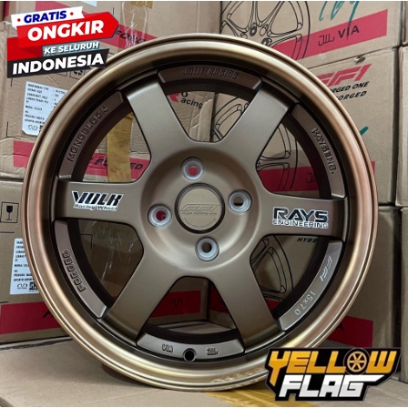 Jual Velg Mobil Racing TE37 Ring 15 Lebar 7 Velg Murah Semarang R15