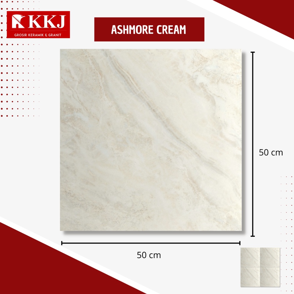 Jual KERAMIK LANTAI UNO ASHMORE CREAM 50X50 KWALITAS 1 GRADE A Shopee