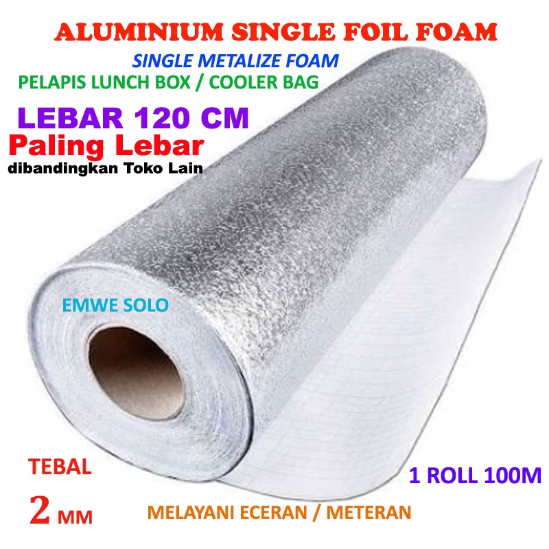 Jual Busa Thermal Mm Pe Foam Aluminium Foil Lebar Meter Busa Lapis