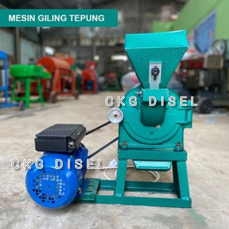 Jual Mesin Giling Tepung Ffc Disk Mill Dinamo Elektrik Hp