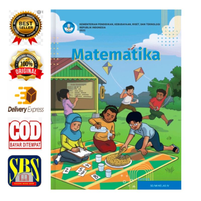 Jual BUKU MATEMATIKA SD MI KELAS 4 KURIKULUM MERDEKA EDISI REVISI