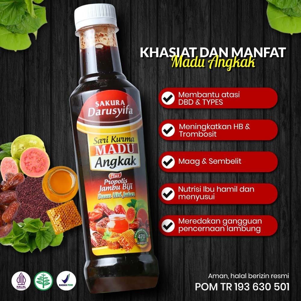 Jual Sari Kurma Madu Angkak Obat Demam Berdarah Dbd Gr Asli