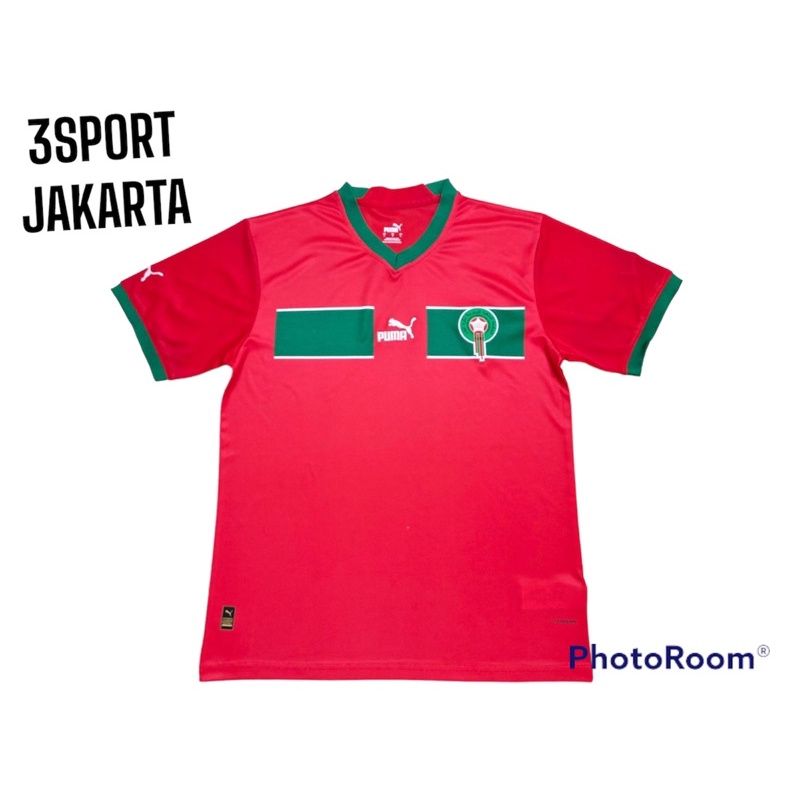 Jual Jersey Baju Bola Marocco Maroko Home Wc Go Shopee