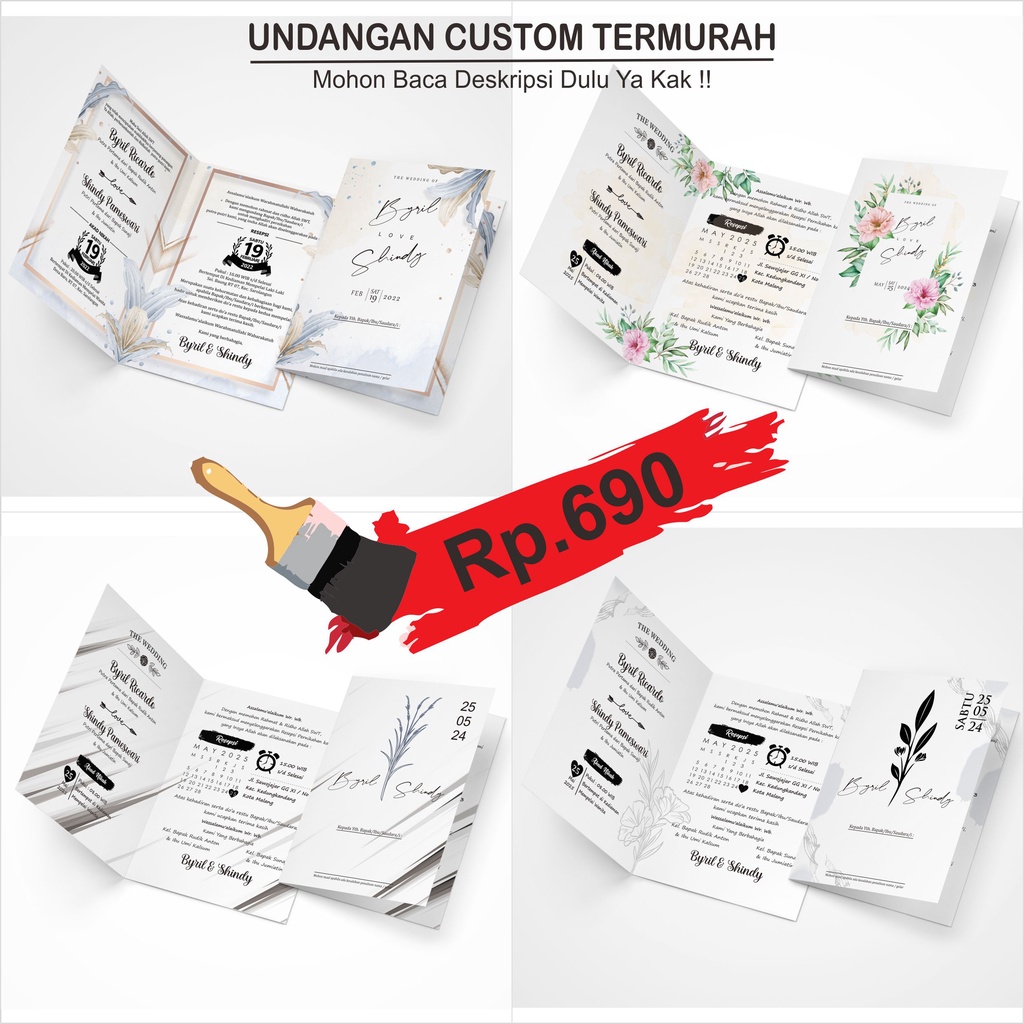 Jual Undangan Pernikahan Undangan Nikah Undangan Pernikahan Murah