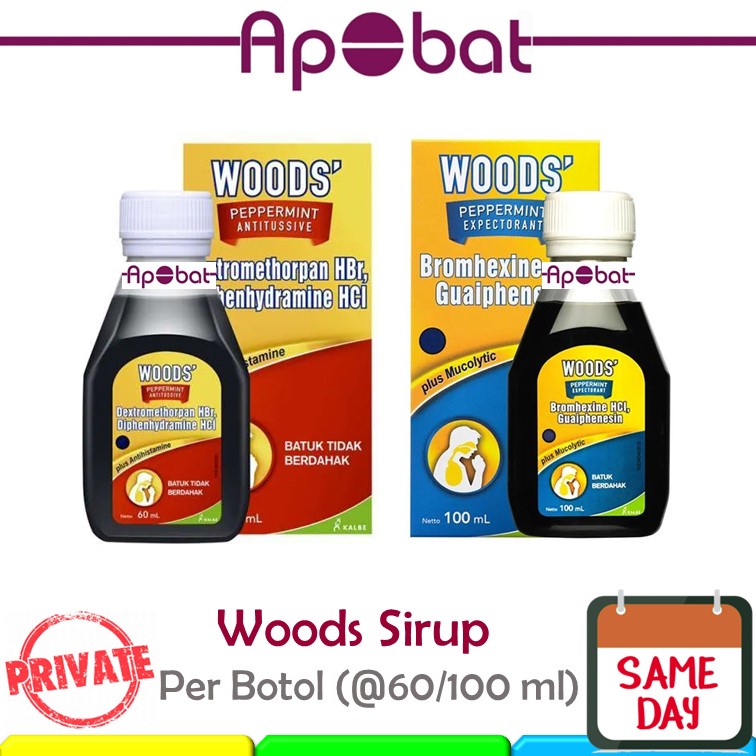 Jual Apobat Woods Expectorant Obat Batuk Berdahak Woods