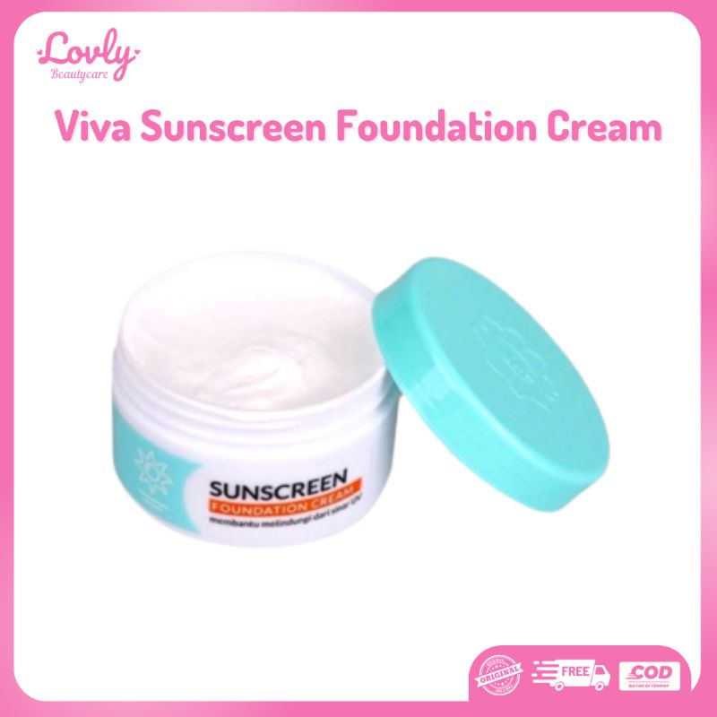 Jual Viva Sunscreen Foundation Cream UV FILTER Spesial Day Cream UV