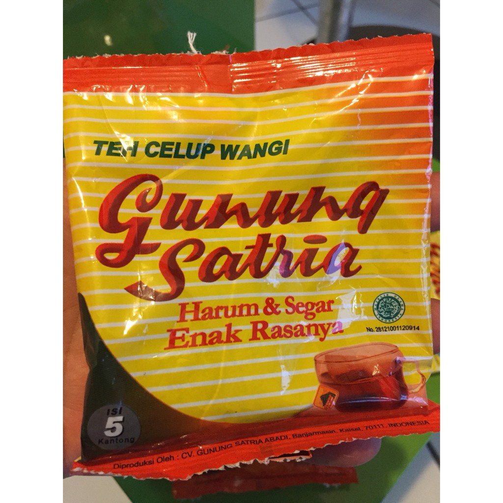 Jual Teh Celup Gunung Satria Kemasan Sachet Shopee Indonesia