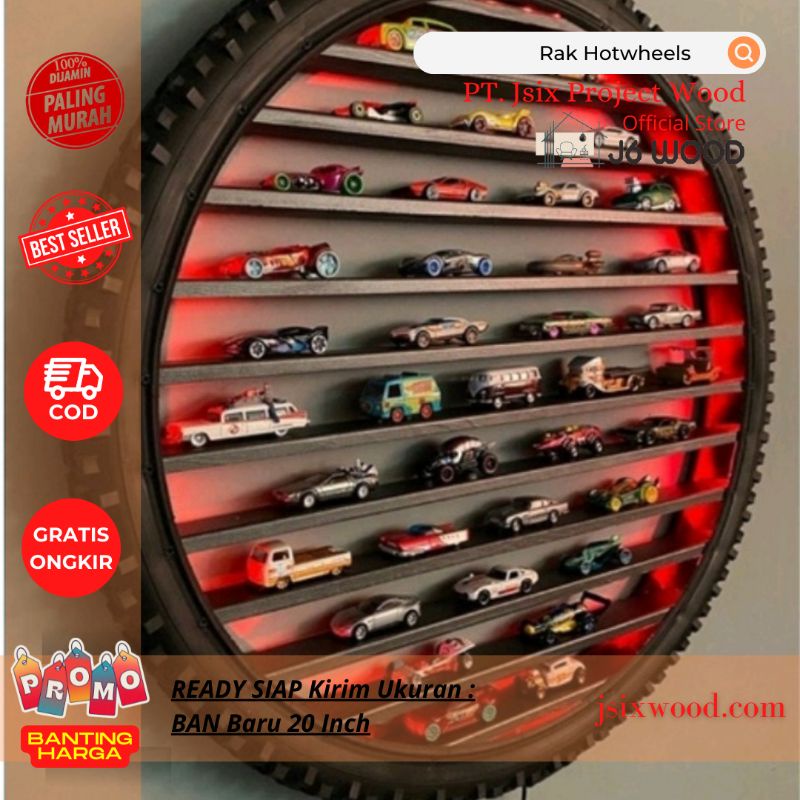 Jual Rak HotWheels Rak Hias Rak Dinding Hot Wheel Rak Pajangan Roda Shopee Indonesia