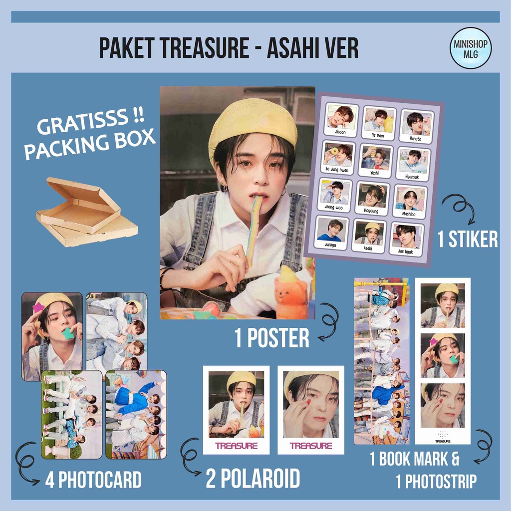 Jual Freebox Paket Hemat K Treasure Fankit Treasure Welcome To