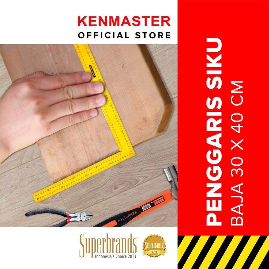 Jual Kenmaster Penggaris In Siku Baja X Cm Tukang Carpenter