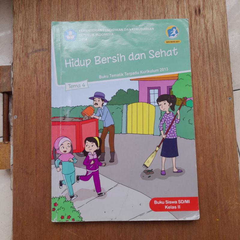 Jual Buku Tematik Terpadu Hidup Bersih Dan Sehat Sd Mi Kelas Tema