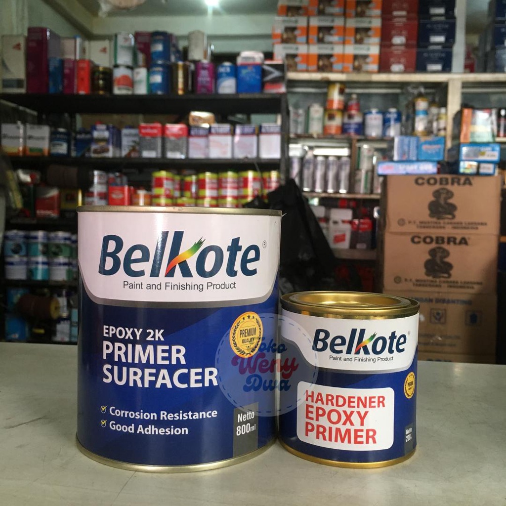 Jual Epoxy K Primer Surfacer Belkote Premium Quality Kg Poxi Belkot