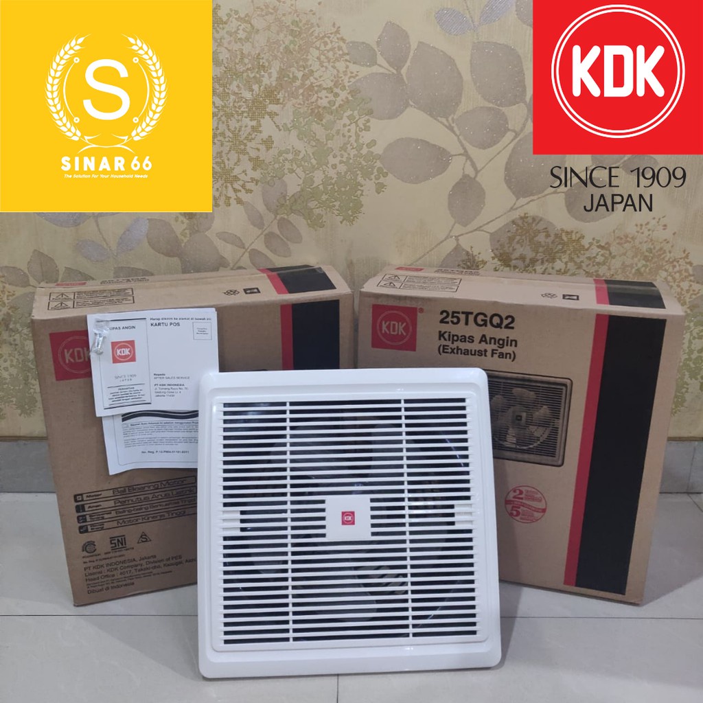 Jual Kdk Exhaust Fan Plafon Inch Tgq Shopee Indonesia