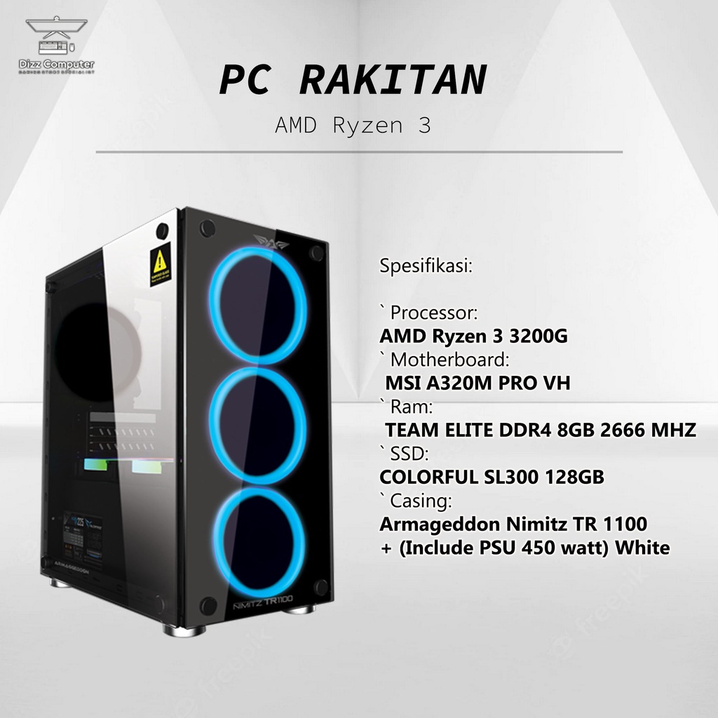 Jual PC Rakitan AMD Ryzen 3 Shopee Indonesia