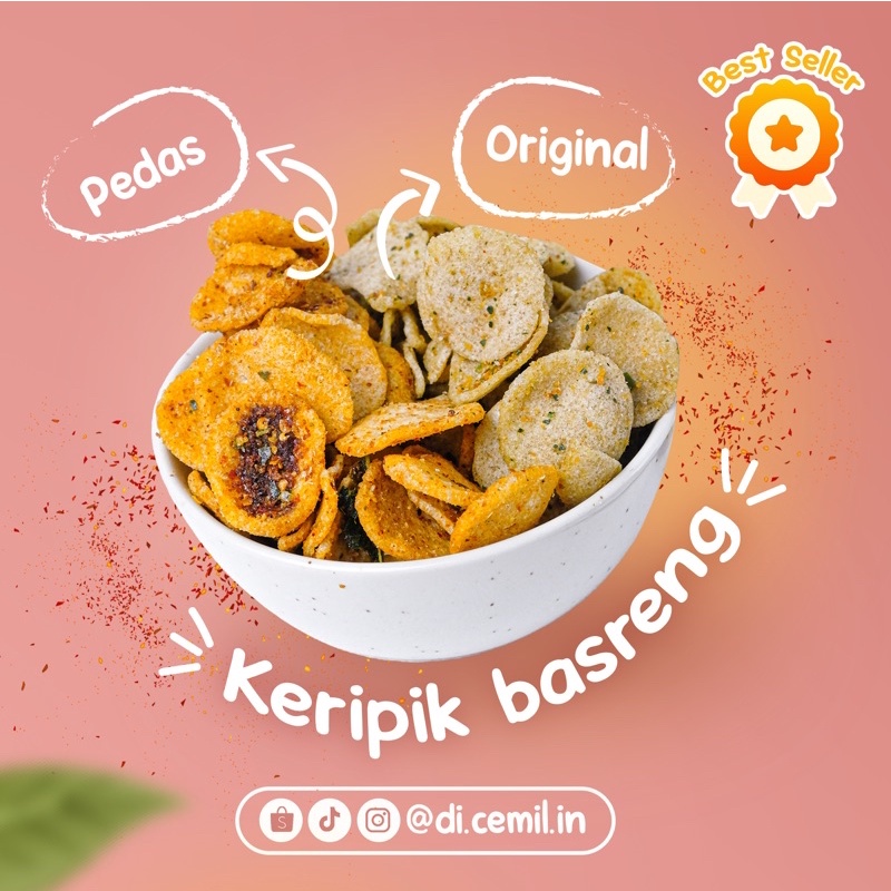 Jual BEST SELLER Keripik Basreng Baso Goreng Basreng Shopee