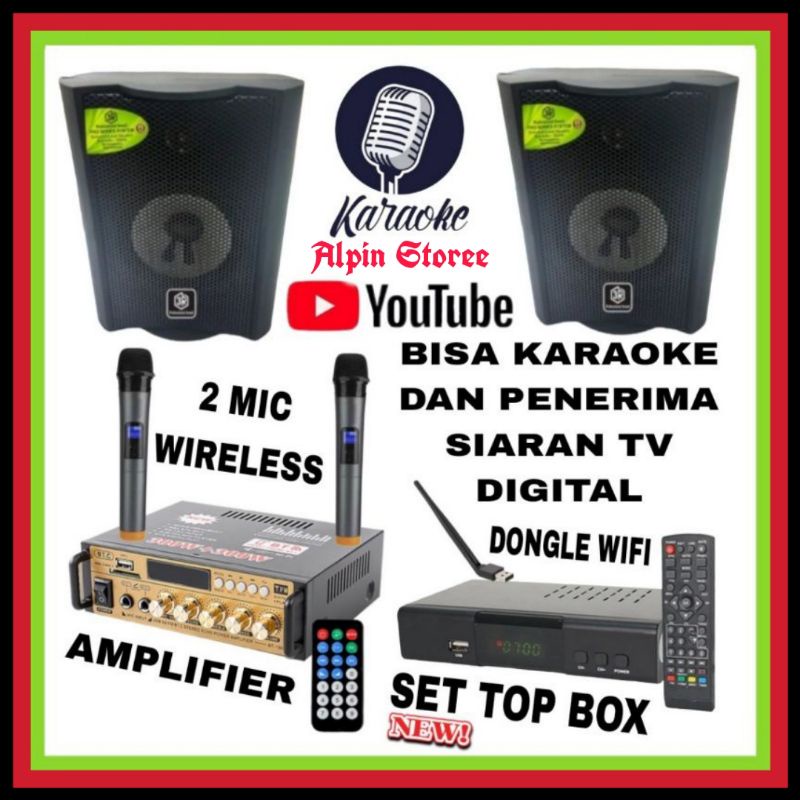 Jual Paket Sound Karaoke Youtube 3R SET TOP BOX Penerima Siaran TV