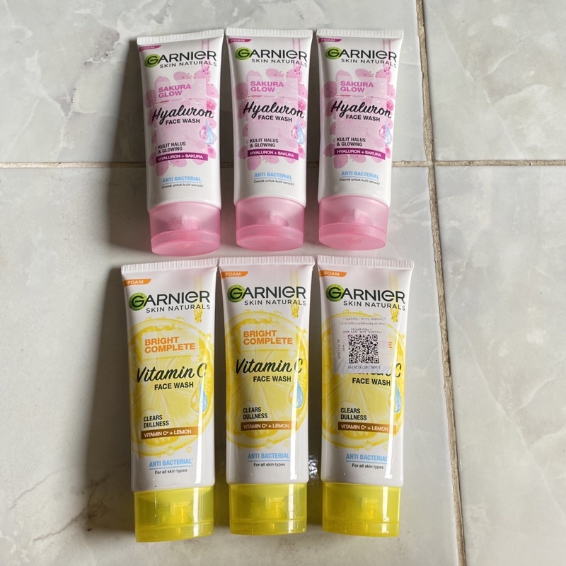 Jual Garnier Bright Complete Sabun Garnier Sakura White Face Wash 100