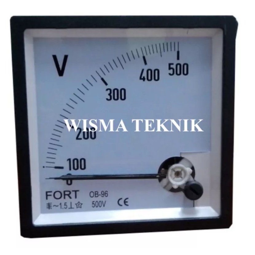 Jual VOLTMETER ANALOG 0 500V 300V FORT MODEL FT 96 Shopee Indonesia