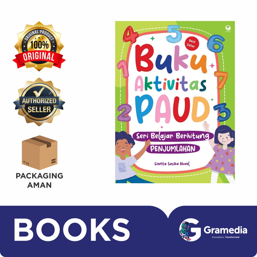 Jual Gramedia Bandung Buku Aktivitas PAUD Seri Belajar Berhitung