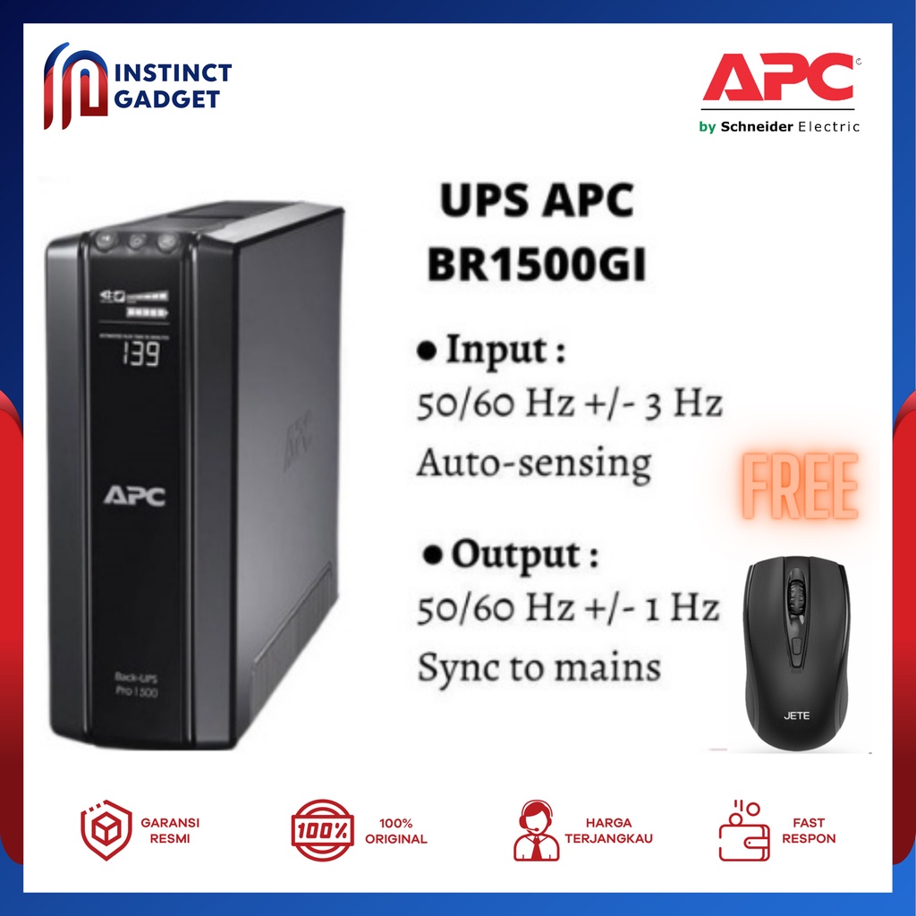 Jual Ups Apc Br Gi Power Saving Back Ups Pro V Original