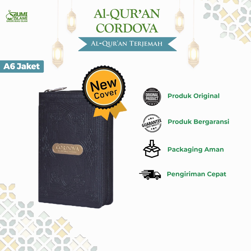 Jual Alquran Dan Terjemahan Cordova Jaket Resleting Ukuran Kecil A6