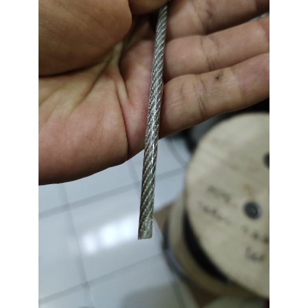 Jual Padox Kawat Seling Stainless Diameter Mm Lapis Pvc Wire Rope