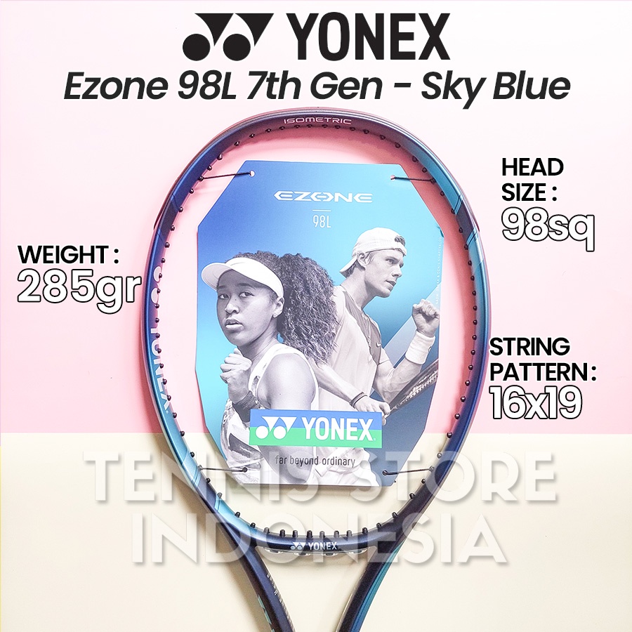 Jual Raket Tenis Yonex Ezone Sky Blue L L Gram Gen