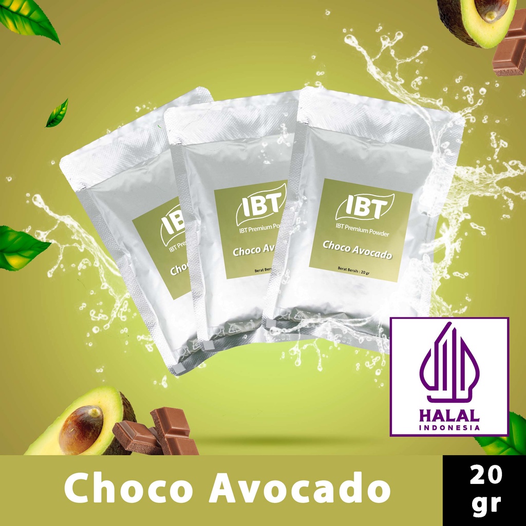 Jual Bahan Minuman Bubuk Choco Avocado Alpukat Coklat IBT Premium