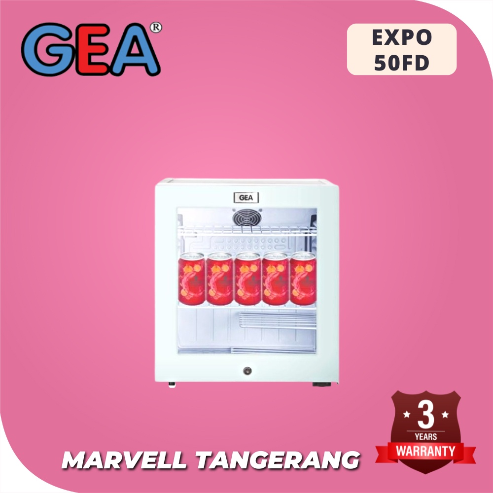 Jual Showcase Mini GEA EXPO 50 FD Kulkas Minuman Original Shopee