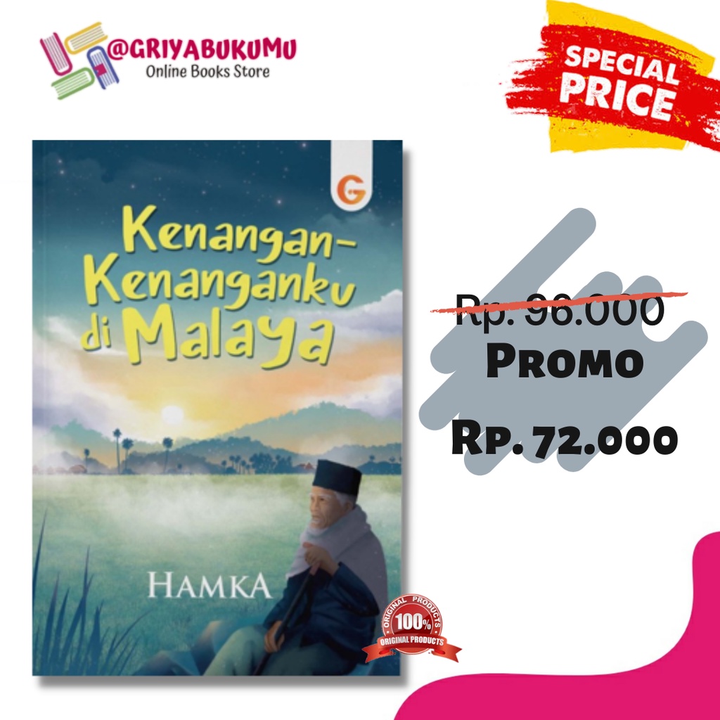 Jual Buku Kenangan Kenanganku Di Malaya Buya Hamka Gema Insani Press