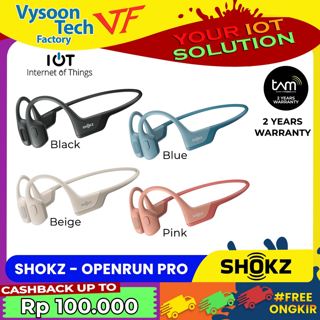 Jual Shokz OpenRun Pro Premium Bone Conduction Wireless Sports