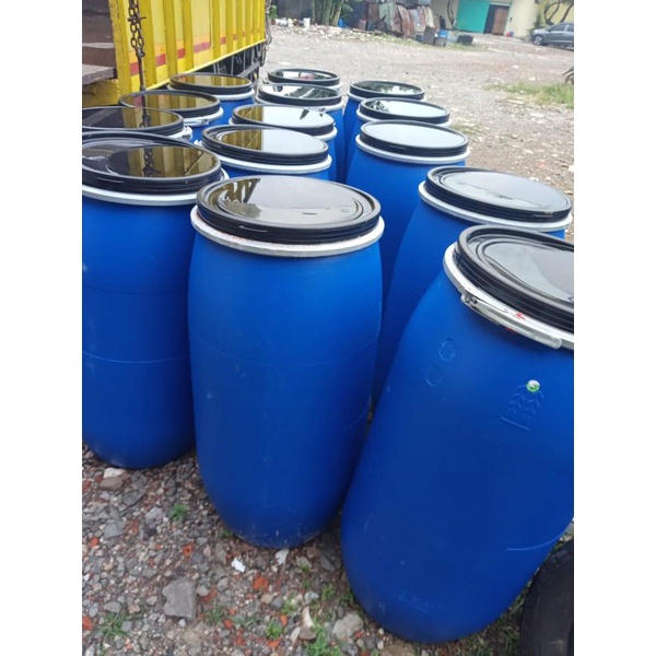 Jual Drum Plastik Hdpe 150 Liter Tong Plastik Tempat Sampah Shopee